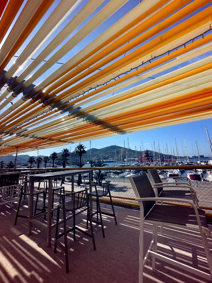 Terrace privatisée Murice Espagne